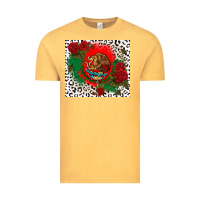 Vintage Mustard mexican flag and roses Vintage Tee - CTS Tumbler Store