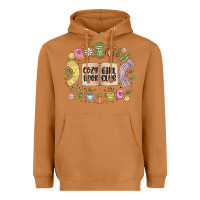 Meerkat cozy book girl club Heavyweight Hoodie - MaliasSmallBusiness