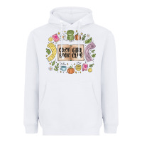 White cozy book girl club Heavyweight Hoodie - MaliasSmallBusiness