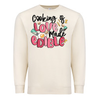Sandshell cooking is love made edible Premium Sweatshirt - MaliasSmallBusiness