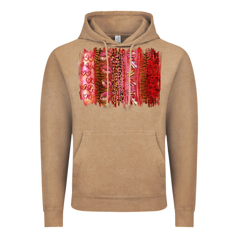 Valentine's Day Brushstroke Vintage Hoodie by RanaPortraitStore | Teevron
