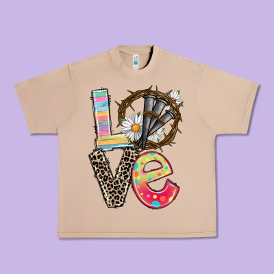 Love Crown Of Thorns Easter Day Urban Heavy Tee Designed By Cowgirlartshop