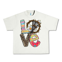 Pistachio Love crown of thorns Easter Day Urban Heavy Tee - CowGirlArtShop