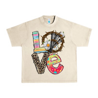 Sandshell Love crown of thorns Easter Day Urban Heavy Tee - CowGirlArtShop