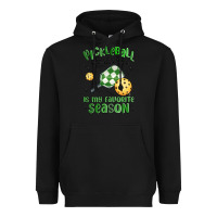 Black pickleball is my favorite season Heavyweight Hoodie - MaliasSmallBusiness