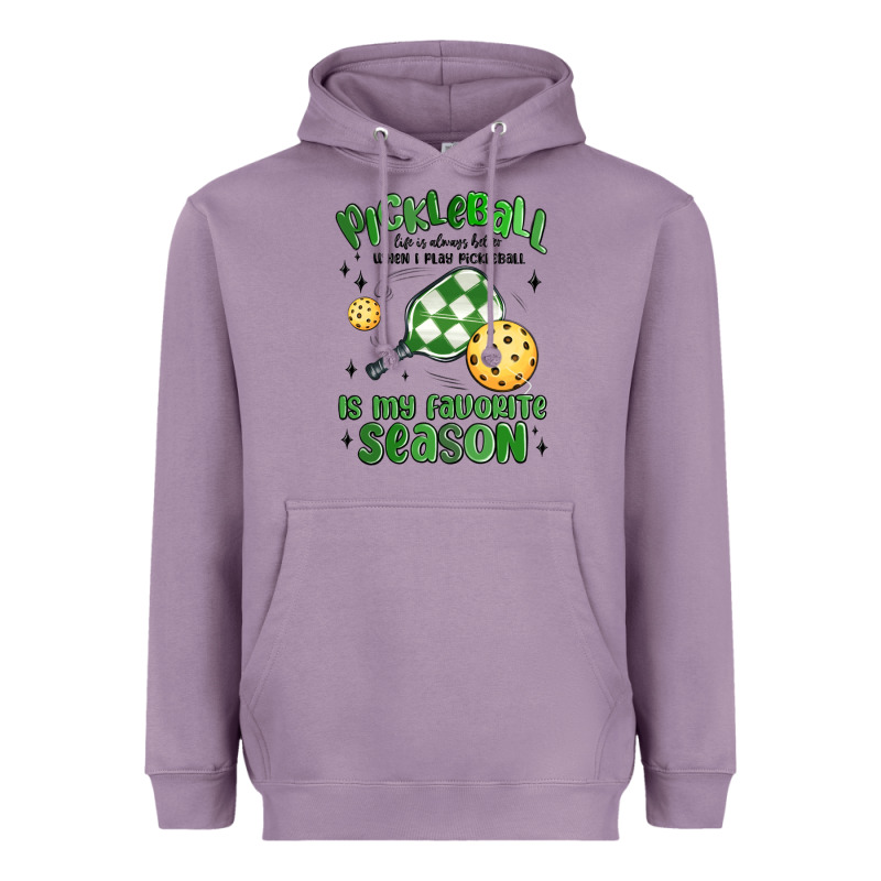 Pickleball Is My Favorite Season Heavyweight Hoodie by MaliasSmallBusiness | Teevron