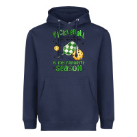 Navy pickleball is my favorite season Heavyweight Hoodie - MaliasSmallBusiness