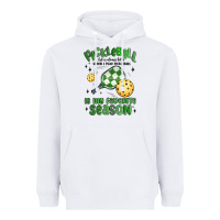 White pickleball is my favorite season Heavyweight Hoodie - MaliasSmallBusiness