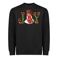 Black christmas joy with rooster Heavyweight Sweatshirt - RanaPortraitStore