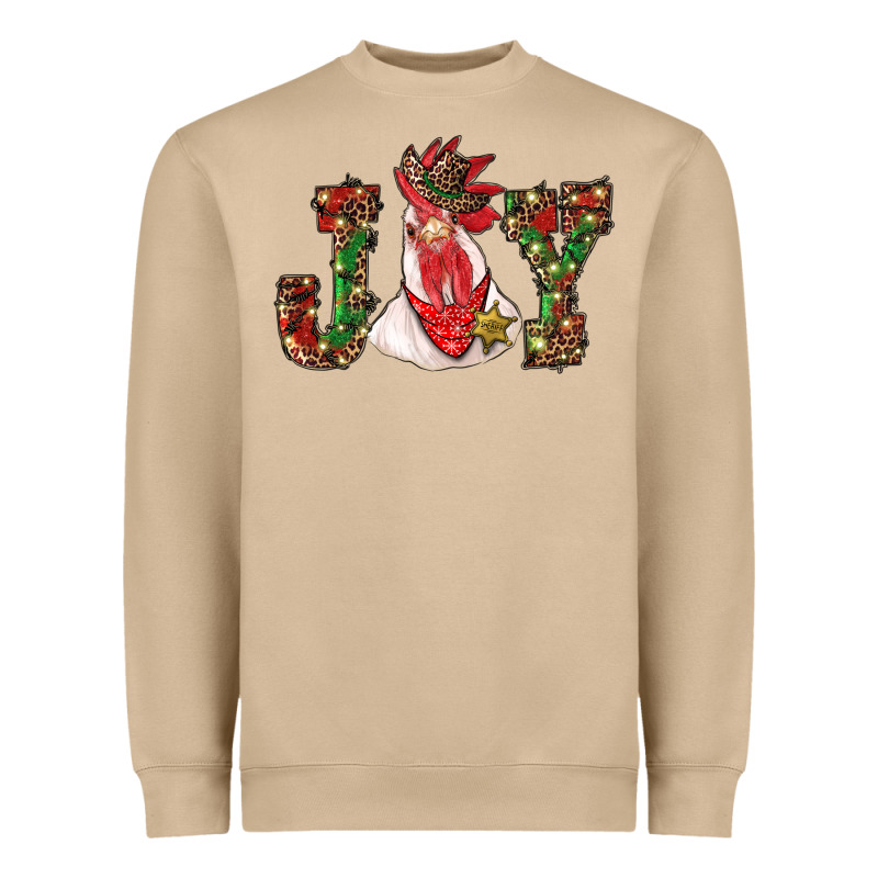 Christmas Joy With Rooster Heavyweight Sweatshirt by RanaPortraitStore | Teevron