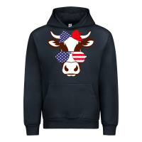 Navy Cow 4Th Of July Independence Day Urban Hoodie - Bettercallsaul