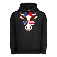 Pigment Black Cow 4Th Of July Independence Day Urban Hoodie - Bettercallsaul