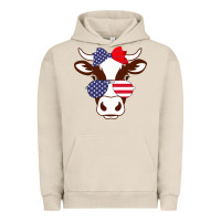 Pigment French Oak Cow 4Th Of July Independence Day Urban Hoodie - Bettercallsaul