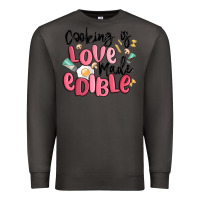 Smoke cooking is love made edible Premium Sweatshirt - MaliasSmallBusiness
