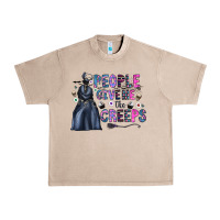 French Oak people give me the creeps Urban Heavy Tee - CowhideDigitalArt