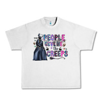 Lunar Rock people give me the creeps Urban Heavy Tee - CowhideDigitalArt