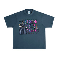 Midnight Navy people give me the creeps Urban Heavy Tee - CowhideDigitalArt