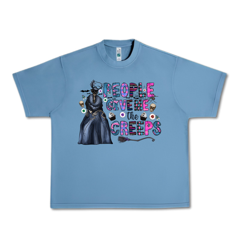 People Give Me The Creeps Urban Heavy Tee by CowhideDigitalArt | Teevron