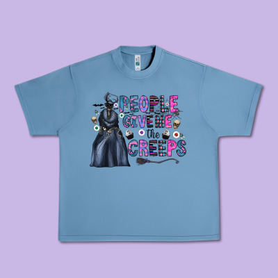 People Give Me The Creeps Urban Heavy Tee Designed By Cowhidedigitalart