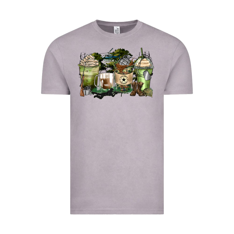 Veteran Coffee Cups Vintage Tee by Zillion Design Studio | Teevron