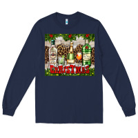 Navy christmas cocktail party Long Sleeve Tee - AdoDesignShop