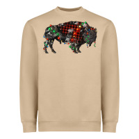 Mushroom christmas bison Heavyweight Sweatshirt - RanaPortraitStore