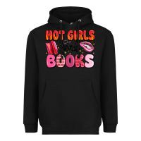 Black hot girls read books Heavyweight Hoodie - MaliasSmallBusiness