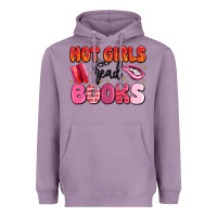 Lavender hot girls read books Heavyweight Hoodie - MaliasSmallBusiness