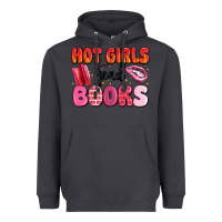 Smoke hot girls read books Heavyweight Hoodie - MaliasSmallBusiness