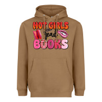 Toasted Coconut hot girls read books Heavyweight Hoodie - MaliasSmallBusiness