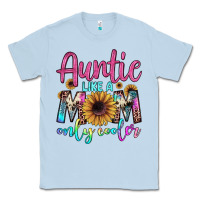 Dusty Blue auntie like a mom Classic Tee - JahusDesignShop