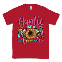 Red auntie like a mom Classic Tee - JahusDesignShop