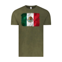 Vintage Olive mexican flag Vintage Tee - CTS Tumbler Store