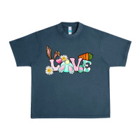 Midnight Navy Love Easter bunny Easter Day Urban Heavy Tee - CowGirlArtShop