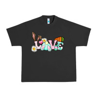 Pigment Black Love Easter bunny Easter Day Urban Heavy Tee - CowGirlArtShop