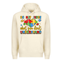 Sandshell puzzle heart inclusivity message Premium Hoodie - LillyAllenDesigns