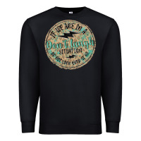 Black if we are in a don't laugh situation Premium Sweatshirt - MaliasSmallBusiness