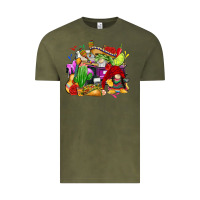 Vintage Olive mexican gnomes truck Vintage Tee - CTS Tumbler Store