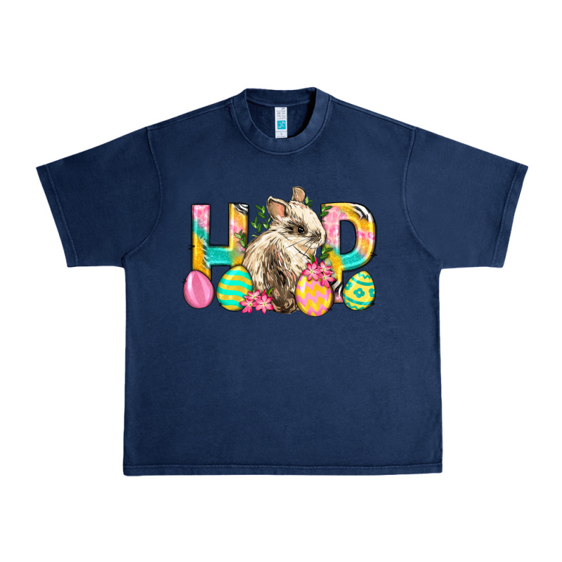 Hop Rabbit Easter Urban Heavy Tee by Neo Western | Teevron