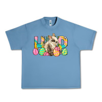 Pebble Blue Hop Rabbit Easter Urban Heavy Tee - Neo Western