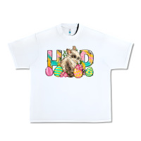 White Hop Rabbit Easter Urban Heavy Tee - Neo Western
