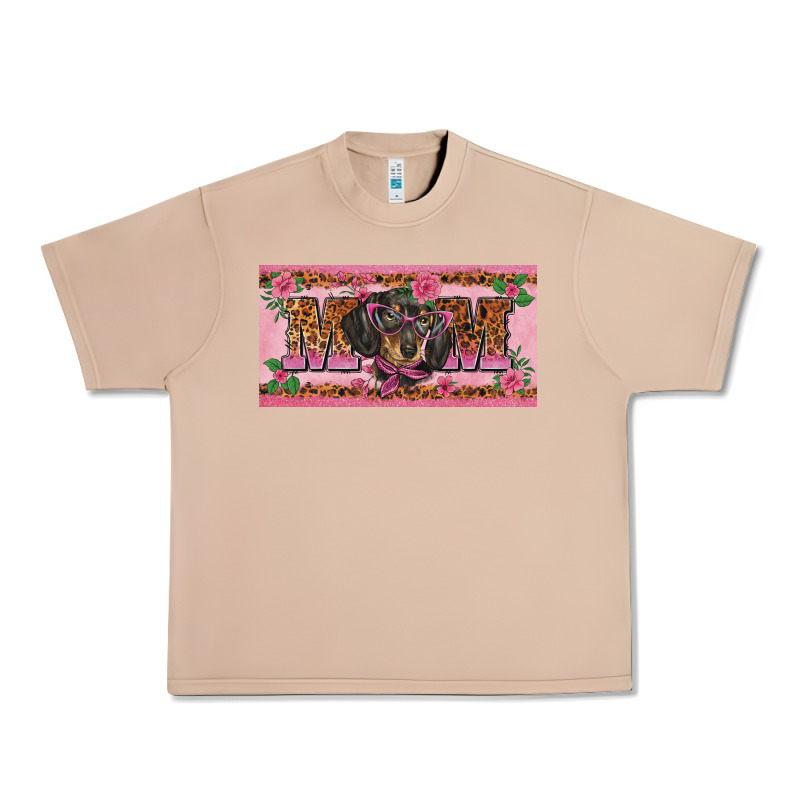 Danchshund Mom License Plate Template Urban Heavy Tee by BarkalooDesign | Teevron