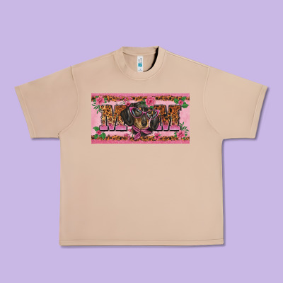 Danchshund Mom License Plate Template Urban Heavy Tee Designed By Barkaloodesign