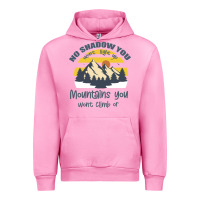 Fuchsia Pink Christian No Shadow You Wont Light Up No Mountain Urban Hoodie - Bettercallsaul