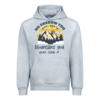 Heather Grey Christian No Shadow You Wont Light Up No Mountain Urban Hoodie - Bettercallsaul