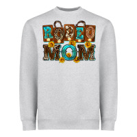 Heather Grey rodeo mom Heavyweight Sweatshirt - Zillion Design Studio