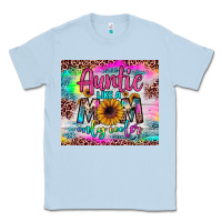 Dusty Blue auntie like a mom Classic Tee - JahusDesignShop