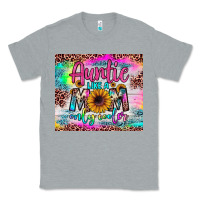 Heather Grey auntie like a mom Classic Tee - JahusDesignShop