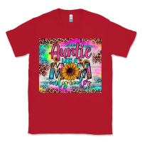 Red auntie like a mom Classic Tee - JahusDesignShop