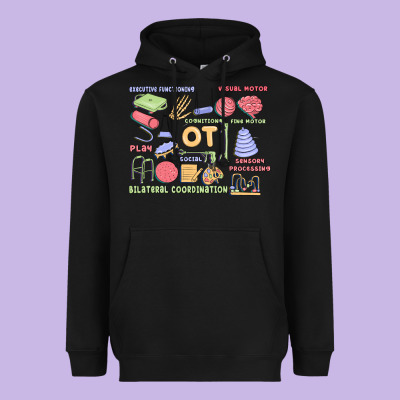 Biliteral Coordintiom Heavyweight Hoodie Designed By Maliassmallbusiness